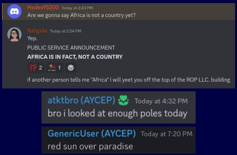 Discord reactions